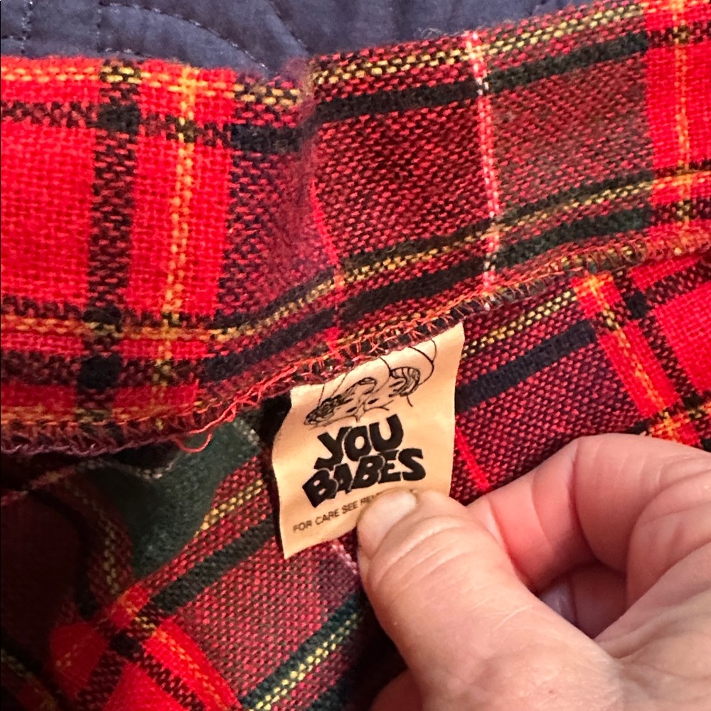 Vibrant Plaid A-Line Skirt - Red and Green - Picture 3 of 3